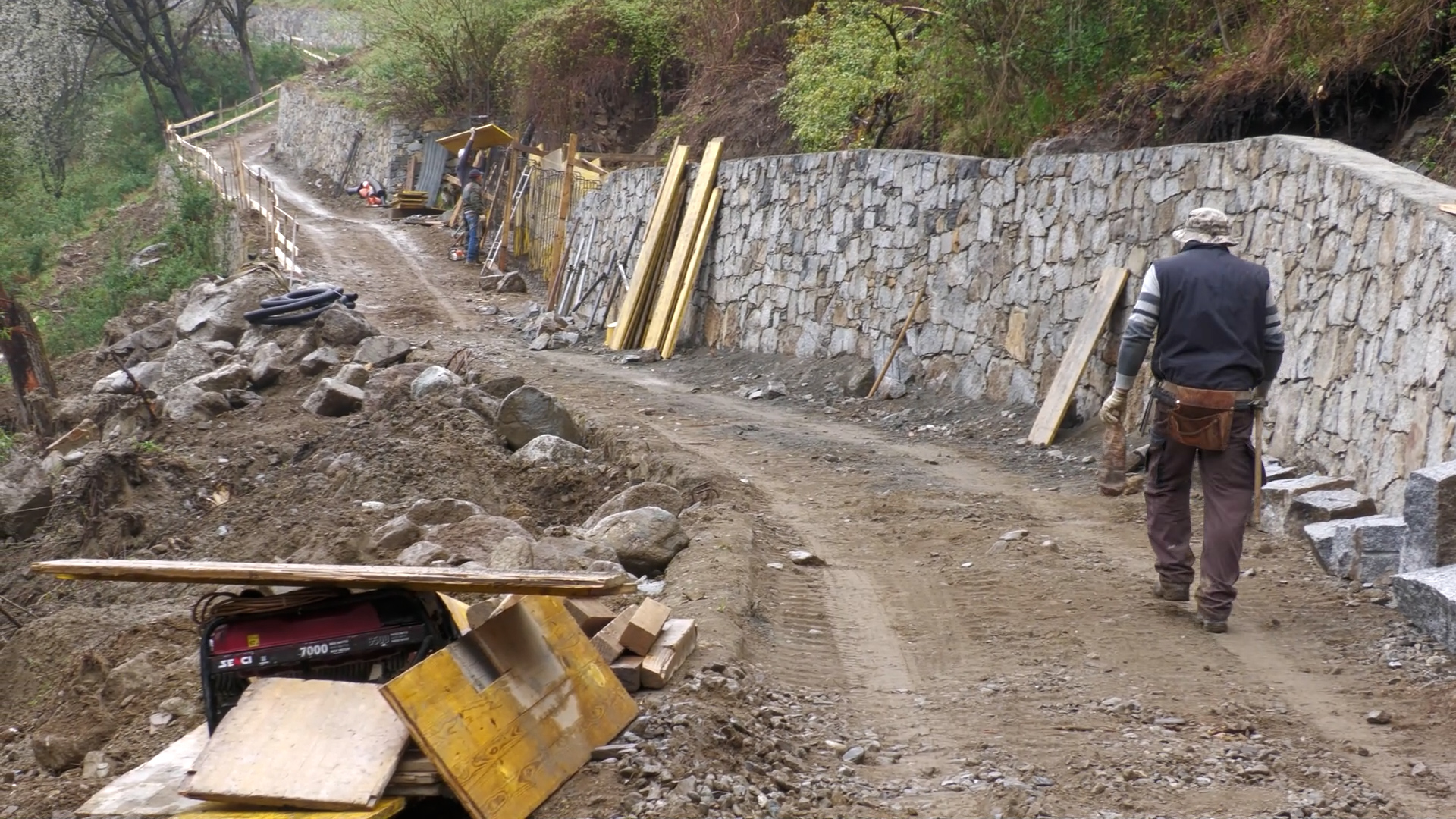 Paspardo: riqualificazione per la Via dei mulini